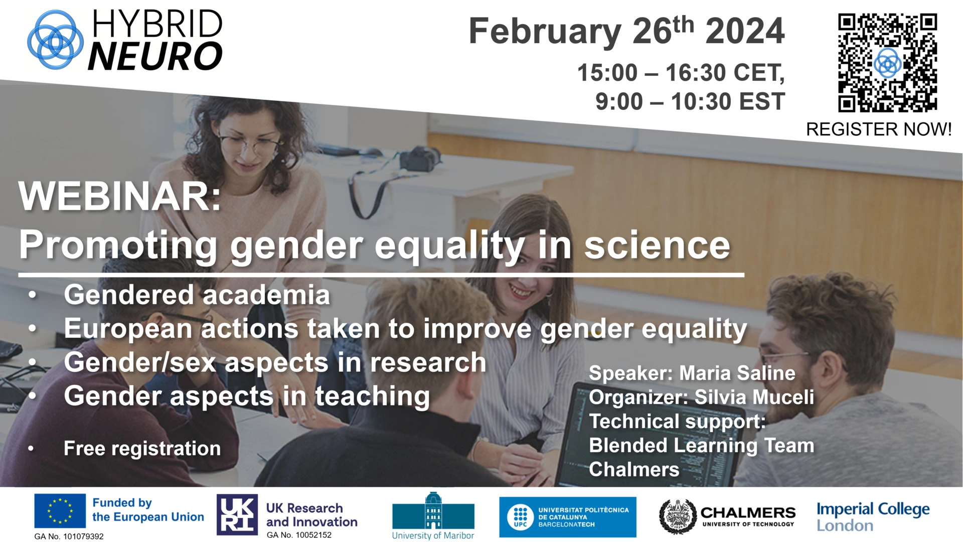 Promoting gender equality in science